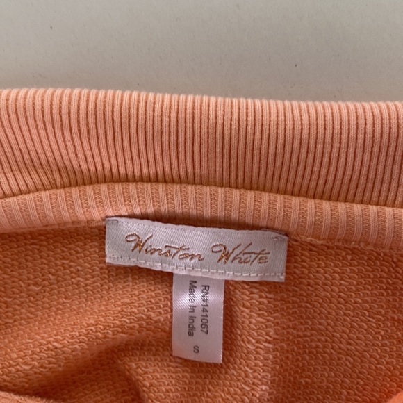 WINSTON White Kalani Zip Up Sweatshirt Size S - Picture 8 of 10